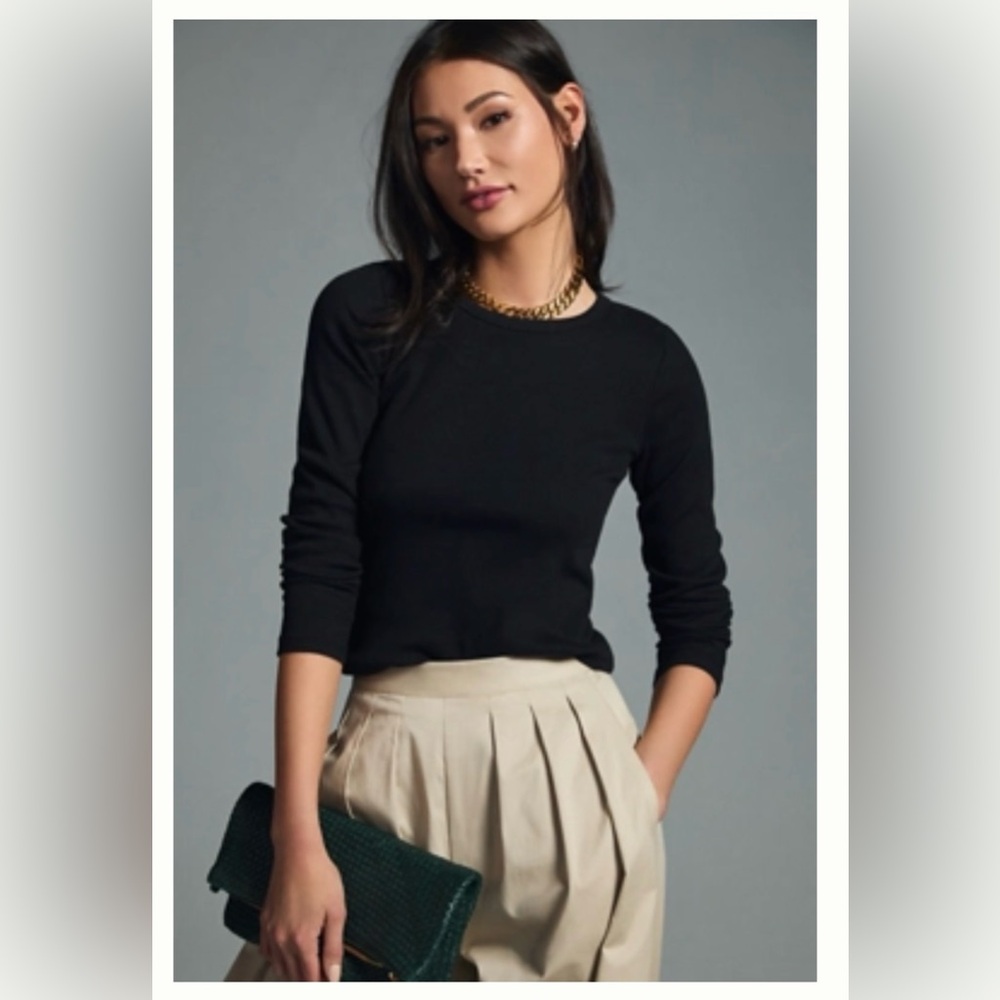 Maeve Ribbed Long Sleeve NWT